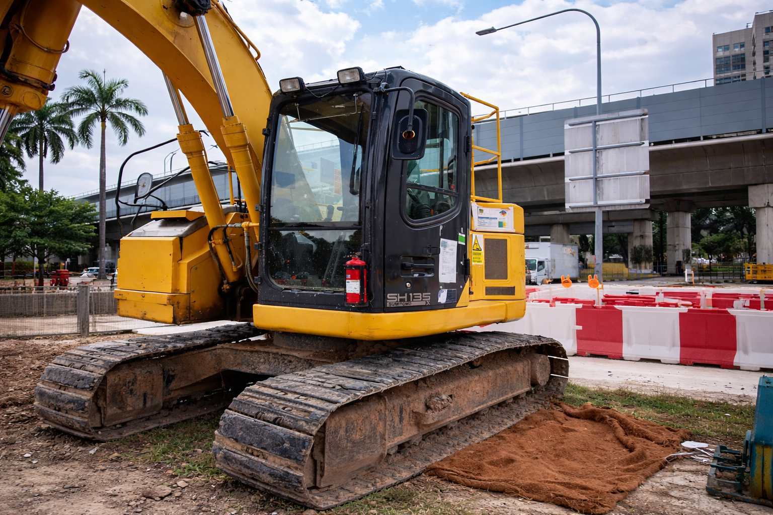 Yellow Excavator